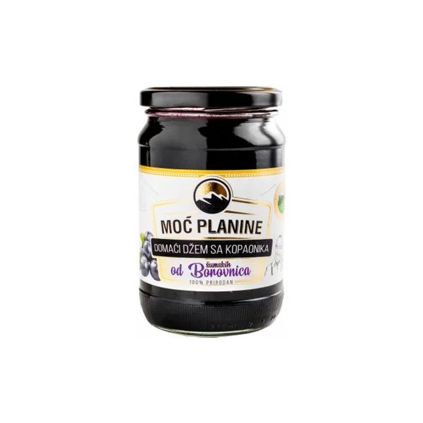 Domaci dzem borovnica 420gr moc planine