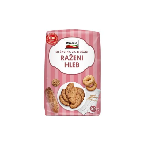 Mešavina za ražani mešani 0.9kg. Danubius