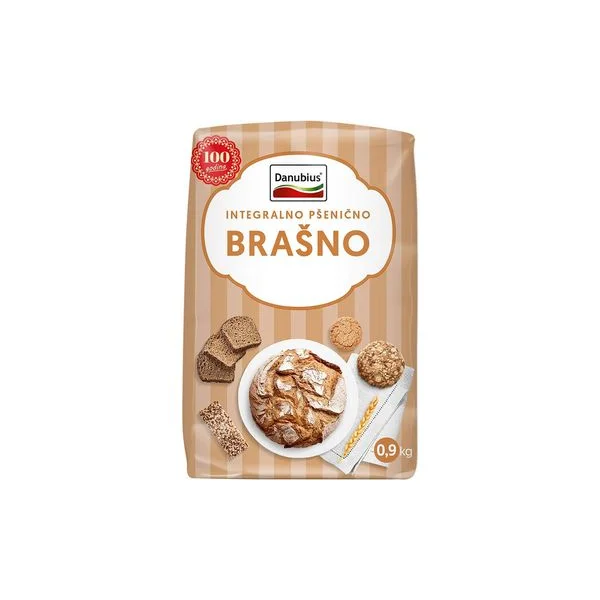 Brašno graham za integralni 0.9kg. Danubius
