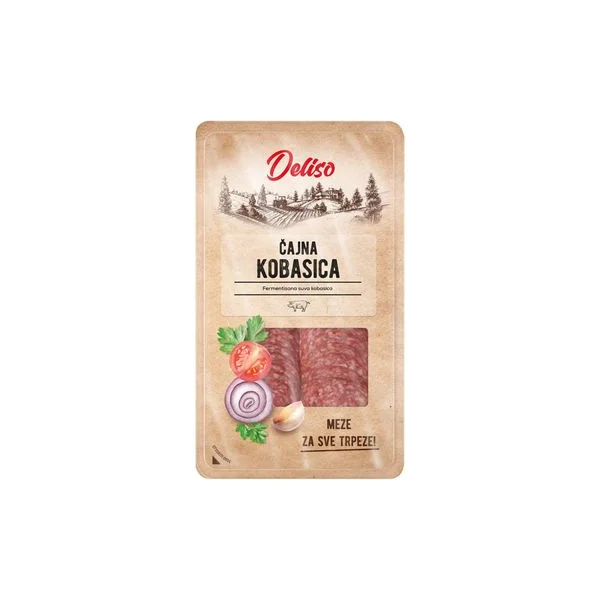 Kobasica čajna slajs 200g Deliso