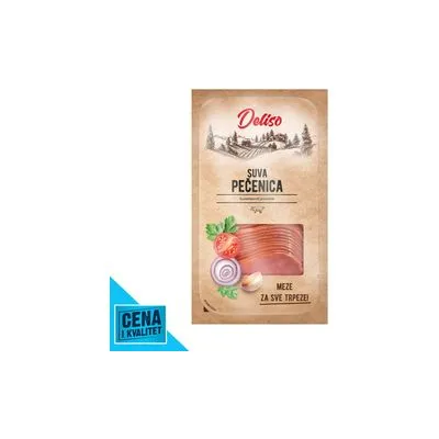 Pečenica suva slajs 100g Deliso