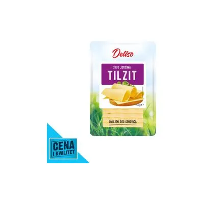 SIR TILZIT SLAJS 150G DELISO