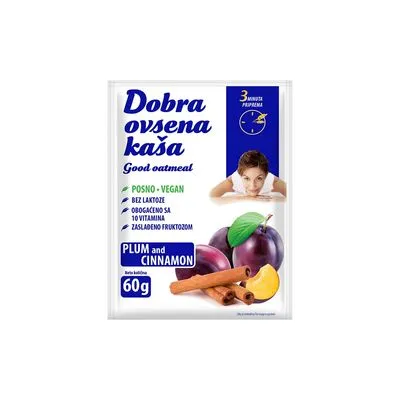 Ovsena kasa dobra sljiva 60gr