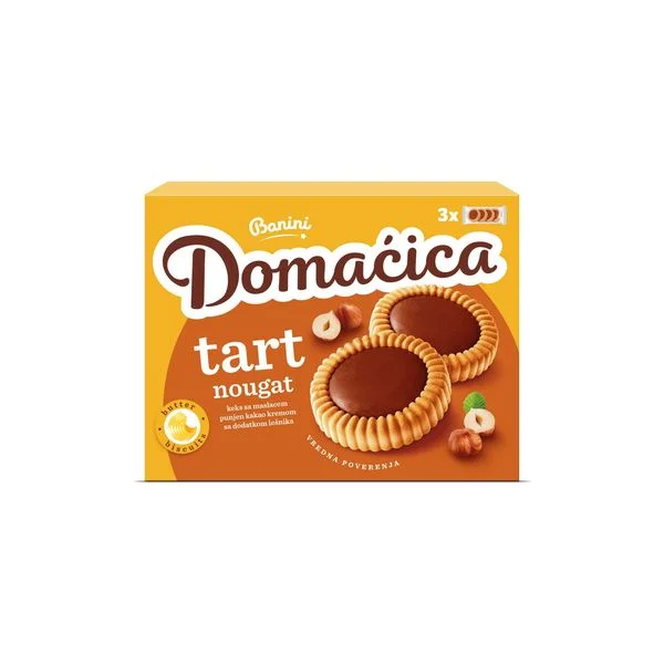 Domaćica tart nugat 210g banini