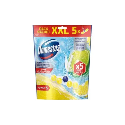 Osv wc rb pow5 lime 5x50g Domestos
