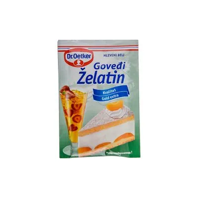 Želatin mleveni beli 10gr. dr.Oetker