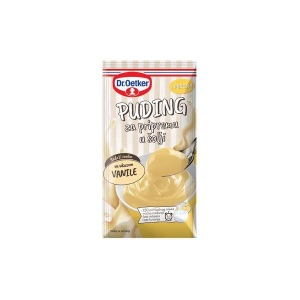 Puding vanila priprema u solji 30g droe