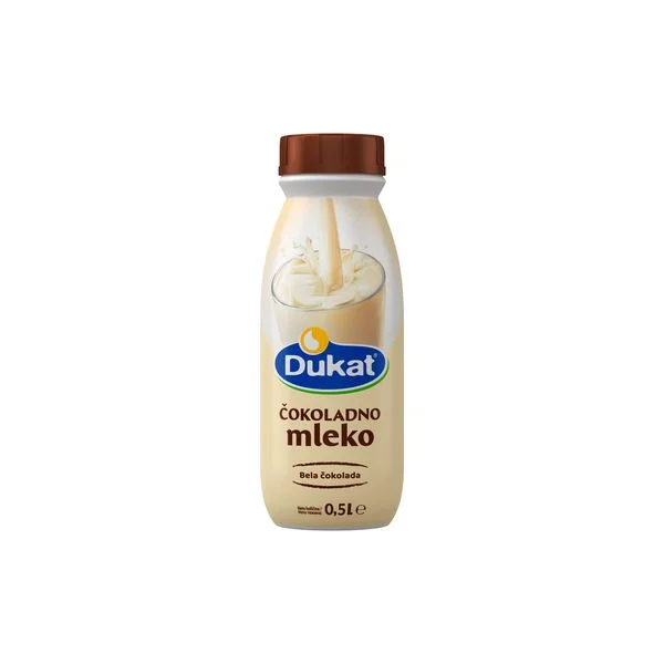 Čokoladno mleko bela čokolada 0.5l Dukat
