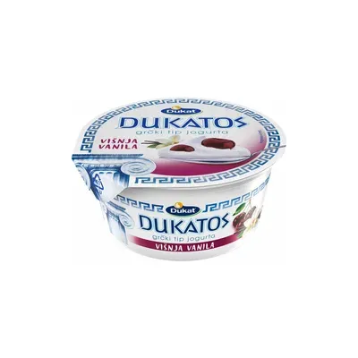 Dukatos jogurt visnja&vanila 150gr Somboled
