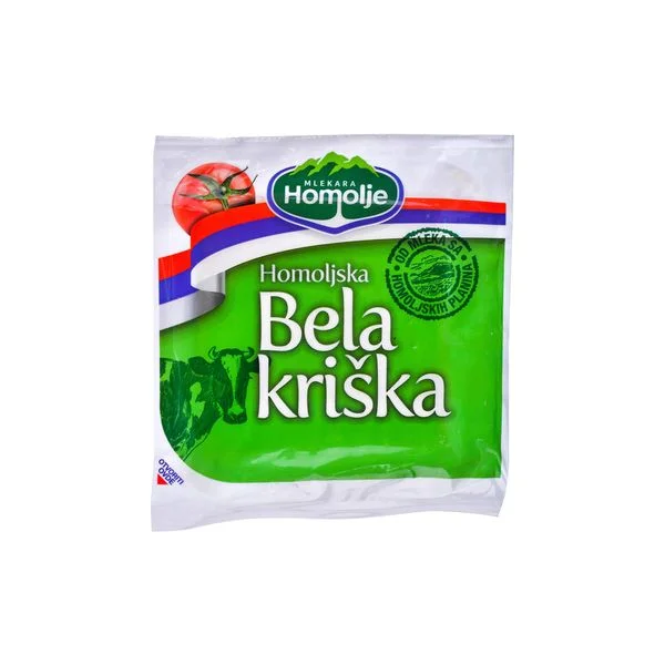 Sir homoljska bela kriška 250g egalizovan mlekara homolje