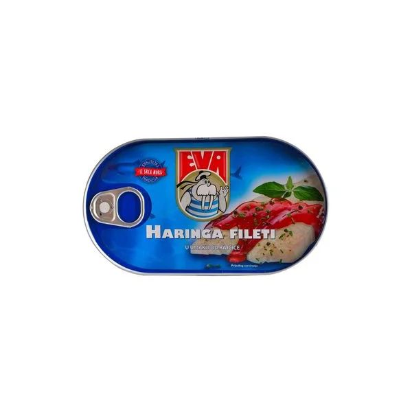 Eva haringa fileti u umaku od paradajza 170g Podravka
