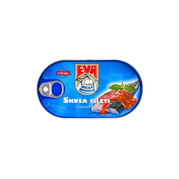 Eva skuša u umaku od rajčice 170g podravka