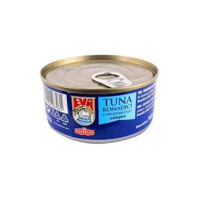 Eva tuna komadići usitnjeni 160g podravka