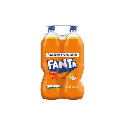Fanta orange duo pack 2x1.5l