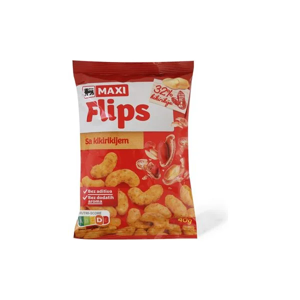 Flips sa 32% kikirikija Fine crunchy 40g