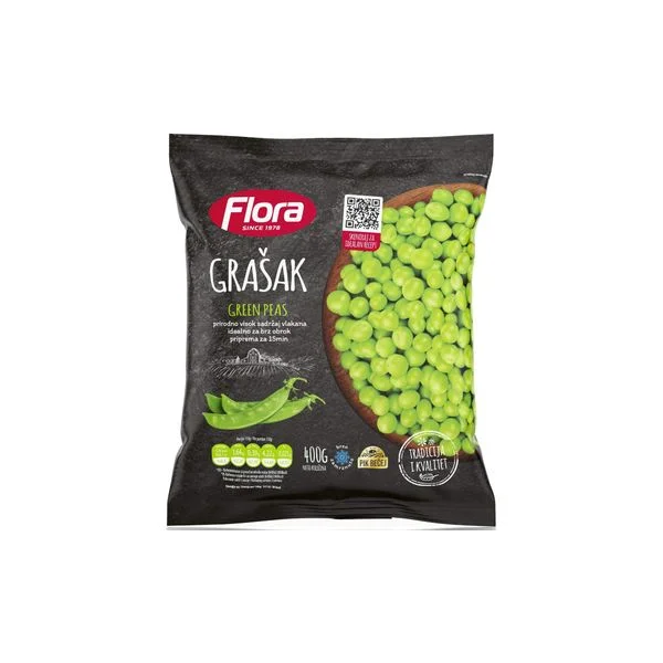 Grašak smrz 400g Flora