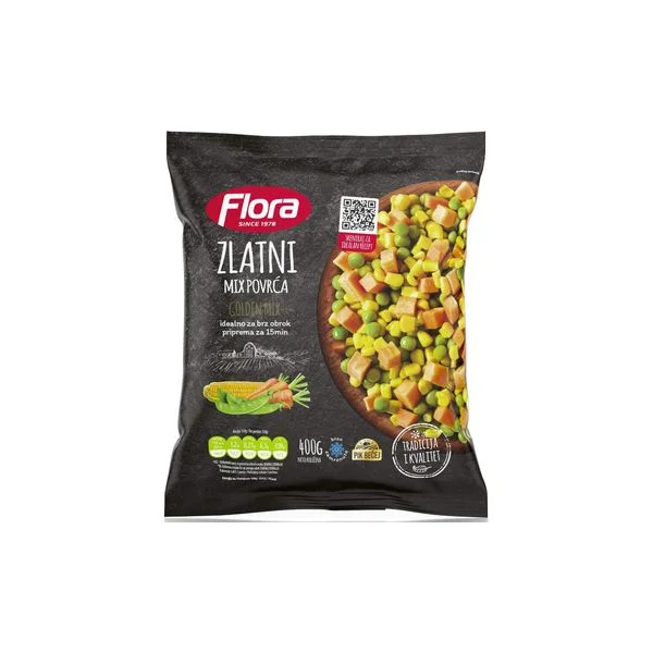 Povrće meš zlatni mix smr 400g flor