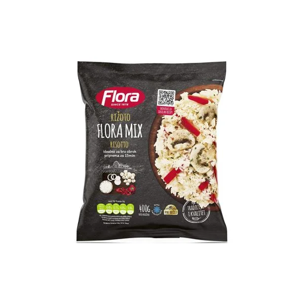 Rižoto mix smrz 400g Flora