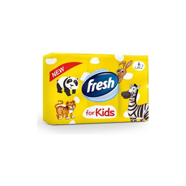Maramice papirne 6/1 fresh for kids piramida-n