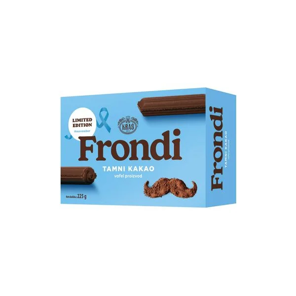 Vafl roleri tamni kakao 225g Frondi