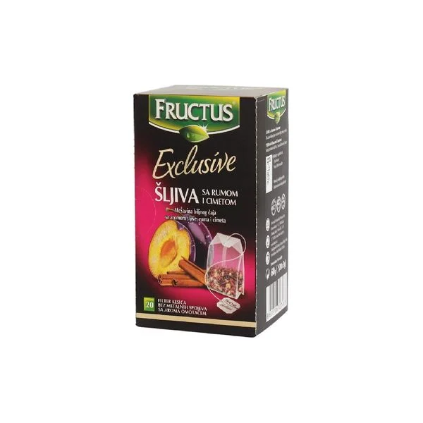Fructus exclusive šljiva sa rumom i cimetom 60g