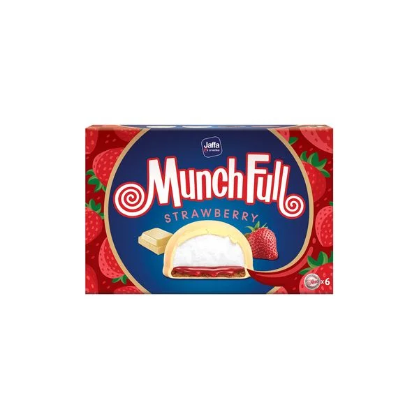 Full Munch-jagoda sa belom čokoladom 128g jaffa