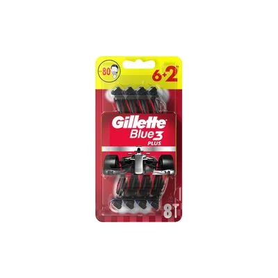 Gillette blus 3+ red brijač 6+2