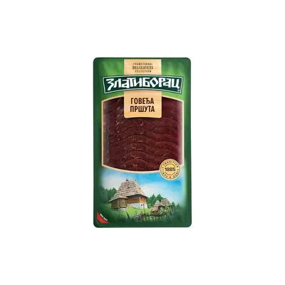 Zlatiborac goveđa pršuta (zaštitna atmosvera) pak 100g