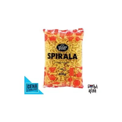 Testenina spirala 400g Grano Doro