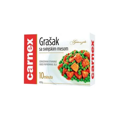 Grašak sa svinjskim mesom 400g Carnex