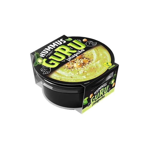 Humus Ribella guru jalapeno 180g