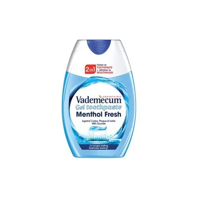 Vademecum pasta za zube 75ml mentol fresh 2u1