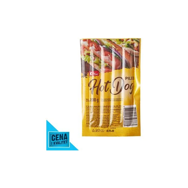 Hot dog pileći 800g K Plus