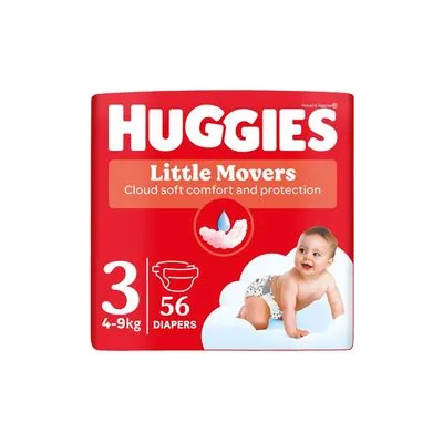Pelene huggies little movers diapers jumbo p56