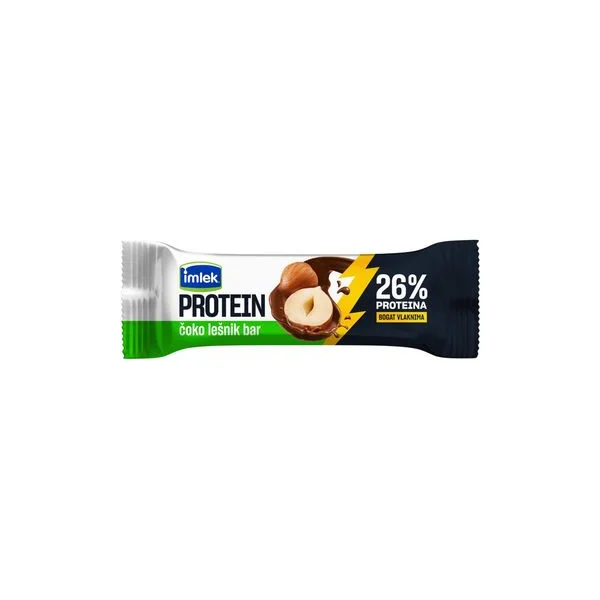 Protein bar 40g kakao preliv i lešnik Imlek