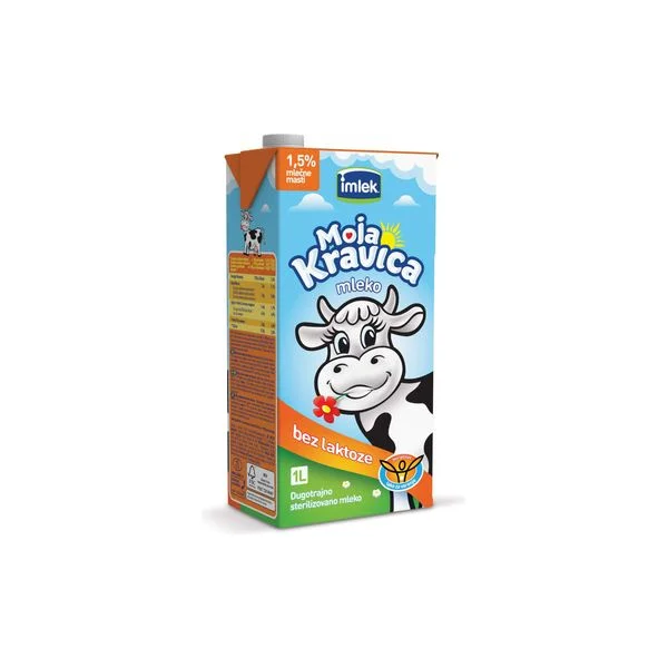 Mleko Kravica bez laktoze 1.5% 1L TB ML