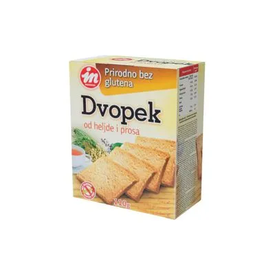 Dvopek bezglutenski heljd 110g in