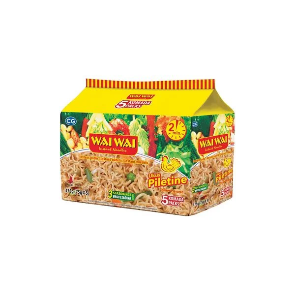 Wai Wai nudle piletina 375gr