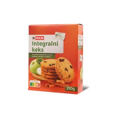 Integr.keks jab.cim.ovs.pah. Maxi 210g
