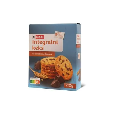 Integr.keks komadici cokol. Maxi 210g