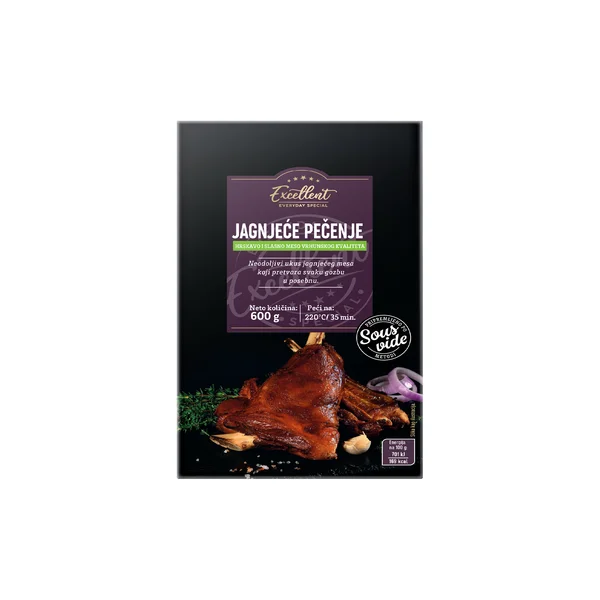 Jagnece pecenje 600g