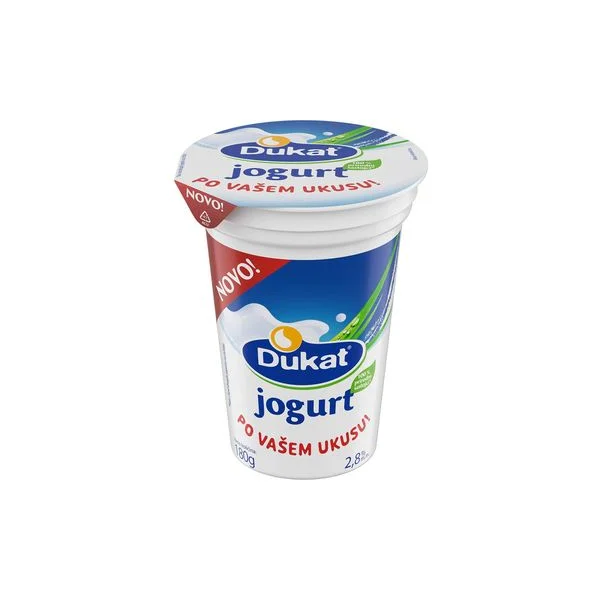 Jogurt dukat 2.8%mm 180gr