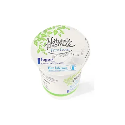 Jogurt bez lak. 2,8%mm 180g NP