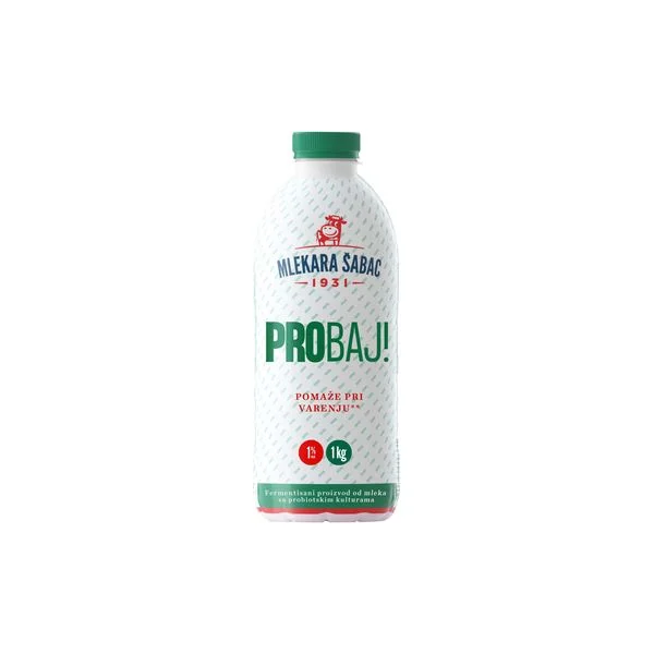 Jogurt! probaj probiotski 1%mm 1kg pet Sabac