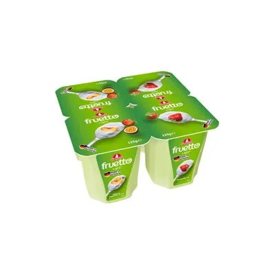 Voćni jogurt jagoda/breskva 0.2%mm 125g Fruetto