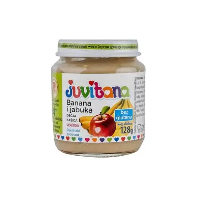 Kašica banana jabuka 128gr juvitana