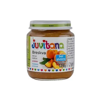 Kašica breskva 128gr Juvitana
