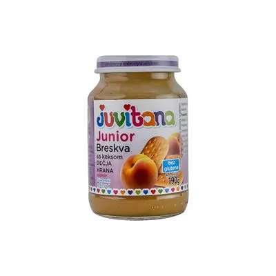 Kašica od breskve i keksa Juvitana 190g swisslion