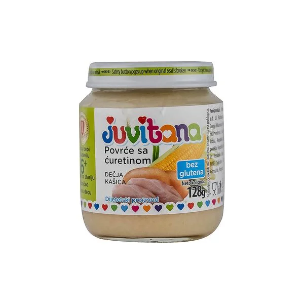 Kašica od povrća sa ćuretinom Juvitana 128g swisslon