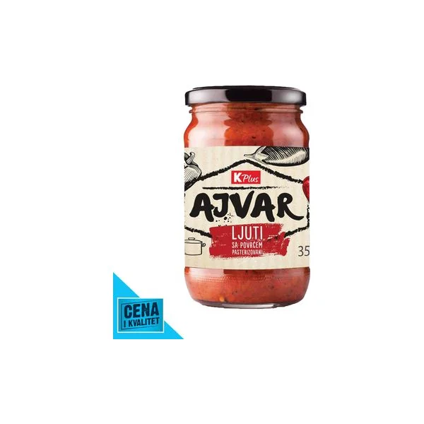 Ajvar blagi sa povrćem 350g K Plus